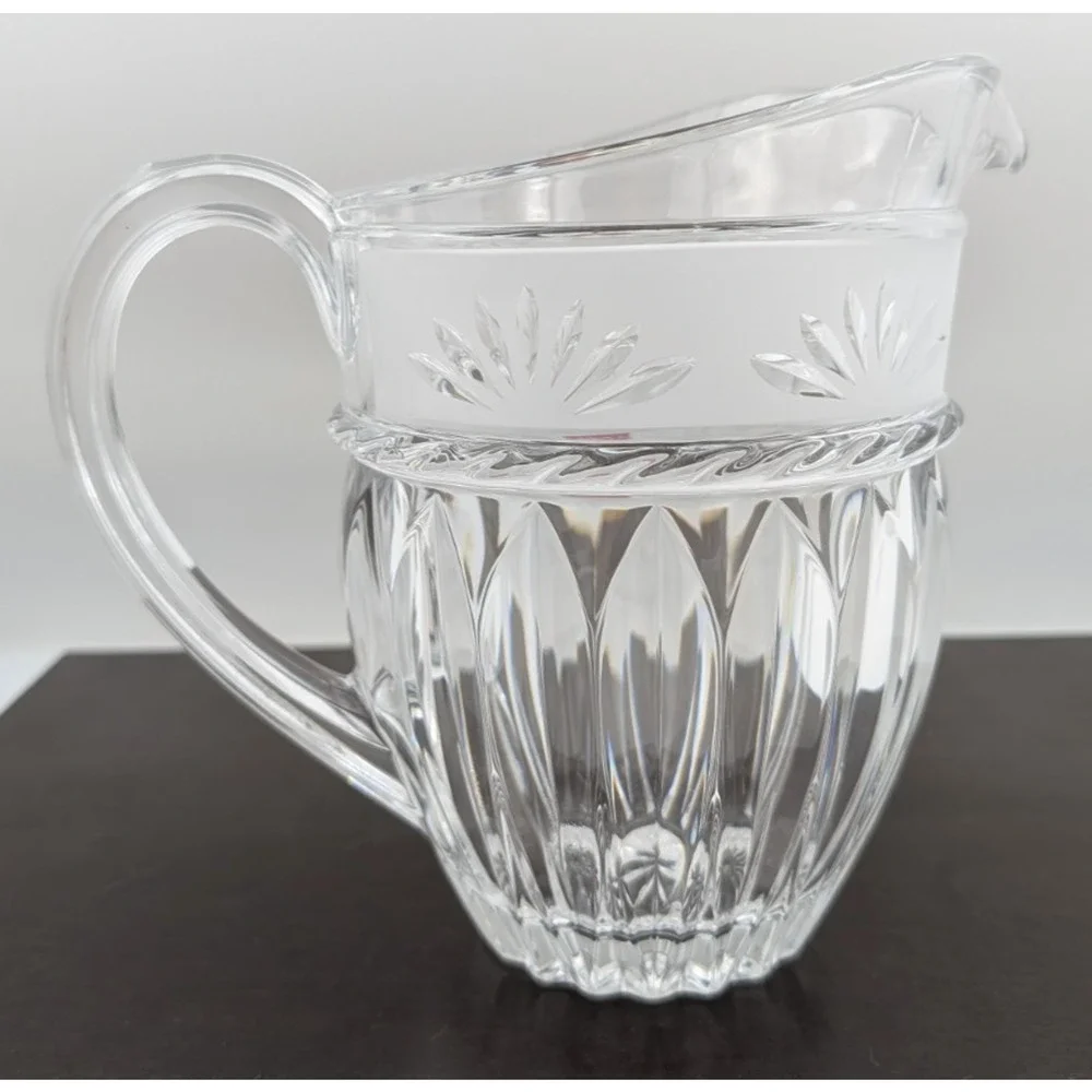 Vintage Cristal D'Arques Durand Carthage Crystal Pitcher France 48OZ in Box